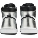 Air Jordan 1 Retro High OG 'Silver Toe'