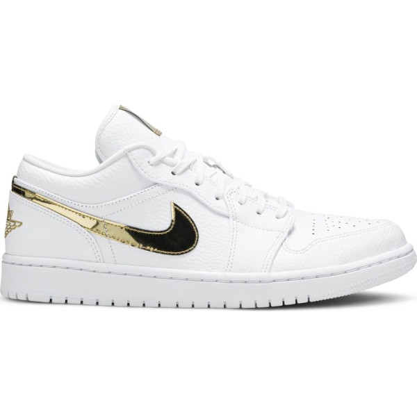 Air Jordan 1 Retro Low 'White Metallic Gold'  Air Jordan 1 Retro Low 'White Metallic Gold'