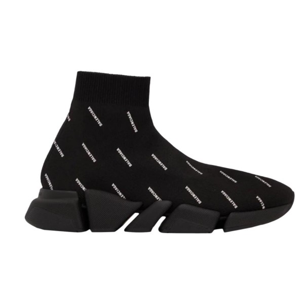 Balenciaga Speed 2.0 Sneaker 'All Over Logo - Black'