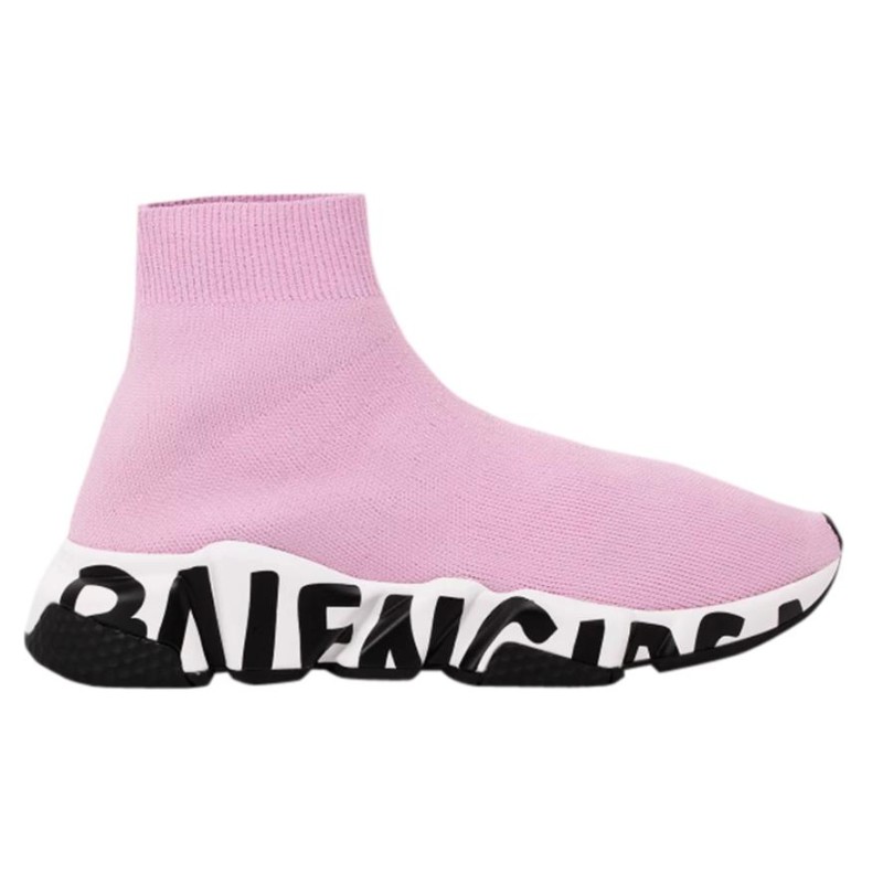 Balenciaga Wmns Speed Trainer 'Midsole Graffiti - Light Pink'